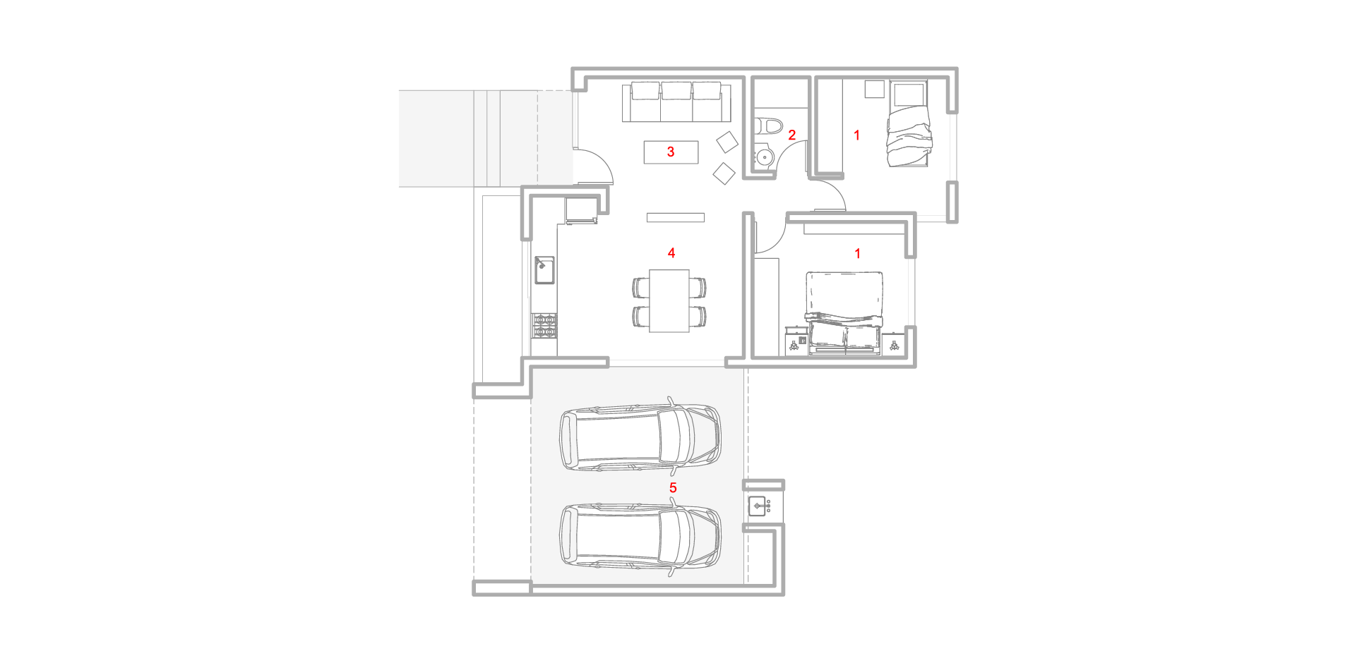 plano agapanto estandarq arquitectura